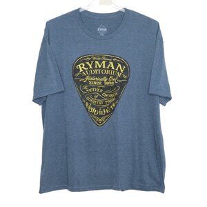 Ryman Auditorium Nashville TN Mens XXL Crew Neck Short Sleeve Tee T Shirt Top